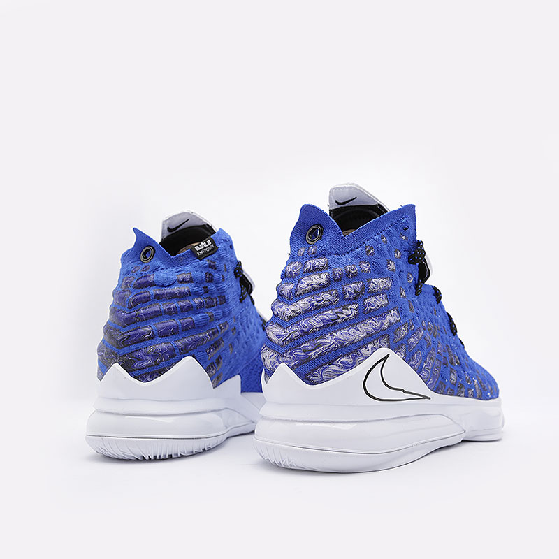  синие баскетбольные кроссовки Nike Lebron XVII MTAA CT3464-400 - цена, описание, фото 5
